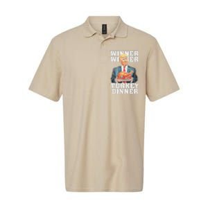 Humor Funny Trump Winner Winner Turkey Dinner Thanksgiving Softstyle Adult Sport Polo