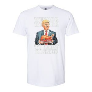 Humor Funny Trump Winner Winner Turkey Dinner Thanksgiving Softstyle CVC T-Shirt