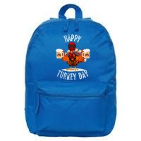 Happy Friendsgiving Turkey Friends Giving Funny Dirtbike Gift 16 in Basic Backpack