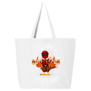 Happy Friendsgiving Turkey Friends Giving Funny Dirtbike Gift 25L Jumbo Tote