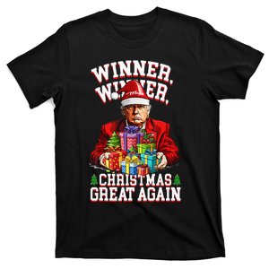 Humor Funny Trump Winner Winner Christmas Great Again T-Shirt