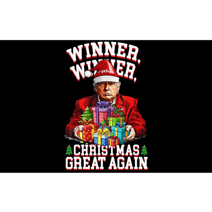 Humor Funny Trump Winner Winner Christmas Great Again Bumper Sticker