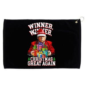 Humor Funny Trump Winner Winner Christmas Great Again Grommeted Golf Towel