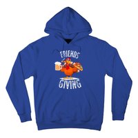 Happy Friendsgiving Turkey Friends Giving Funny Funny Gift Hoodie