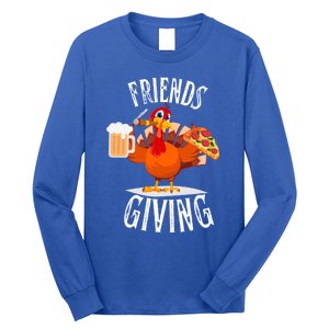 Happy Friendsgiving Turkey Friends Giving Funny Funny Gift Long Sleeve Shirt