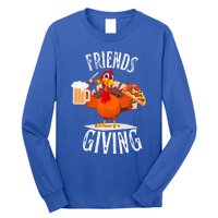 Happy Friendsgiving Turkey Friends Giving Funny Funny Gift Long Sleeve Shirt