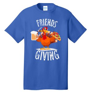 Happy Friendsgiving Turkey Friends Giving Funny Funny Gift Tall T-Shirt