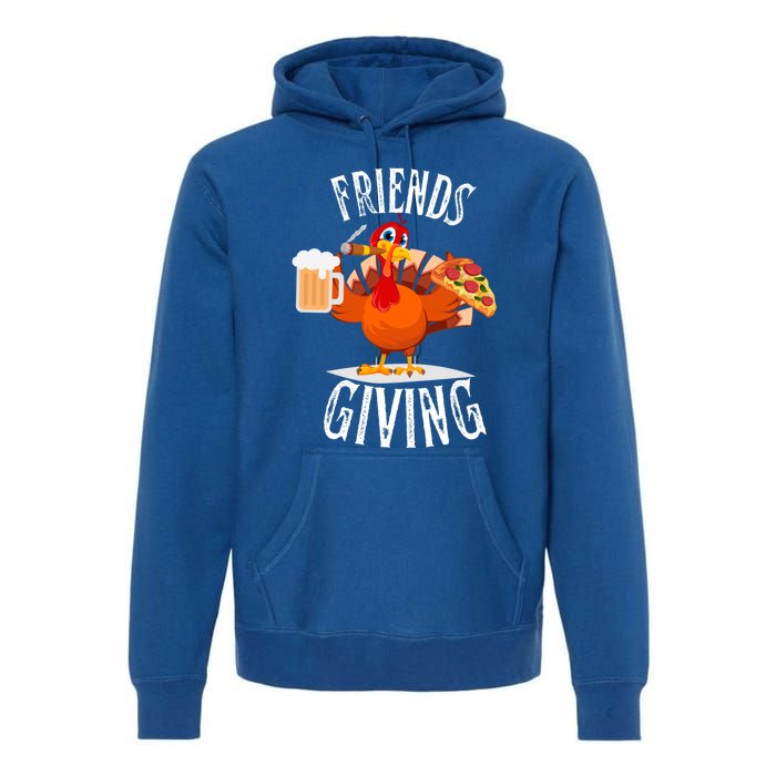 Happy Friendsgiving Turkey Friends Giving Funny Funny Gift Premium Hoodie