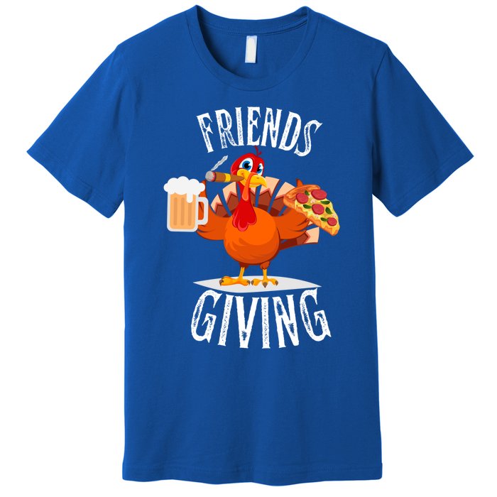 Happy Friendsgiving Turkey Friends Giving Funny Funny Gift Premium T-Shirt