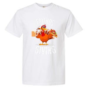 Happy Friendsgiving Turkey Friends Giving Funny Funny Gift Garment-Dyed Heavyweight T-Shirt