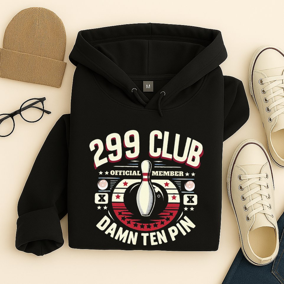 Humor Funny Ten Pin Bowling Hoodie