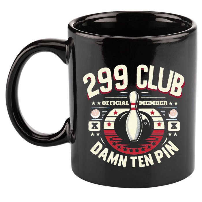 Humor Funny Ten Pin Bowling 11oz C Handle Ceramic Mug