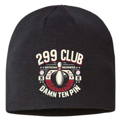 Humor Funny Ten Pin Bowling Sustainable Beanie