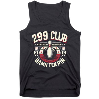 Humor Funny Ten Pin Bowling Tank Top