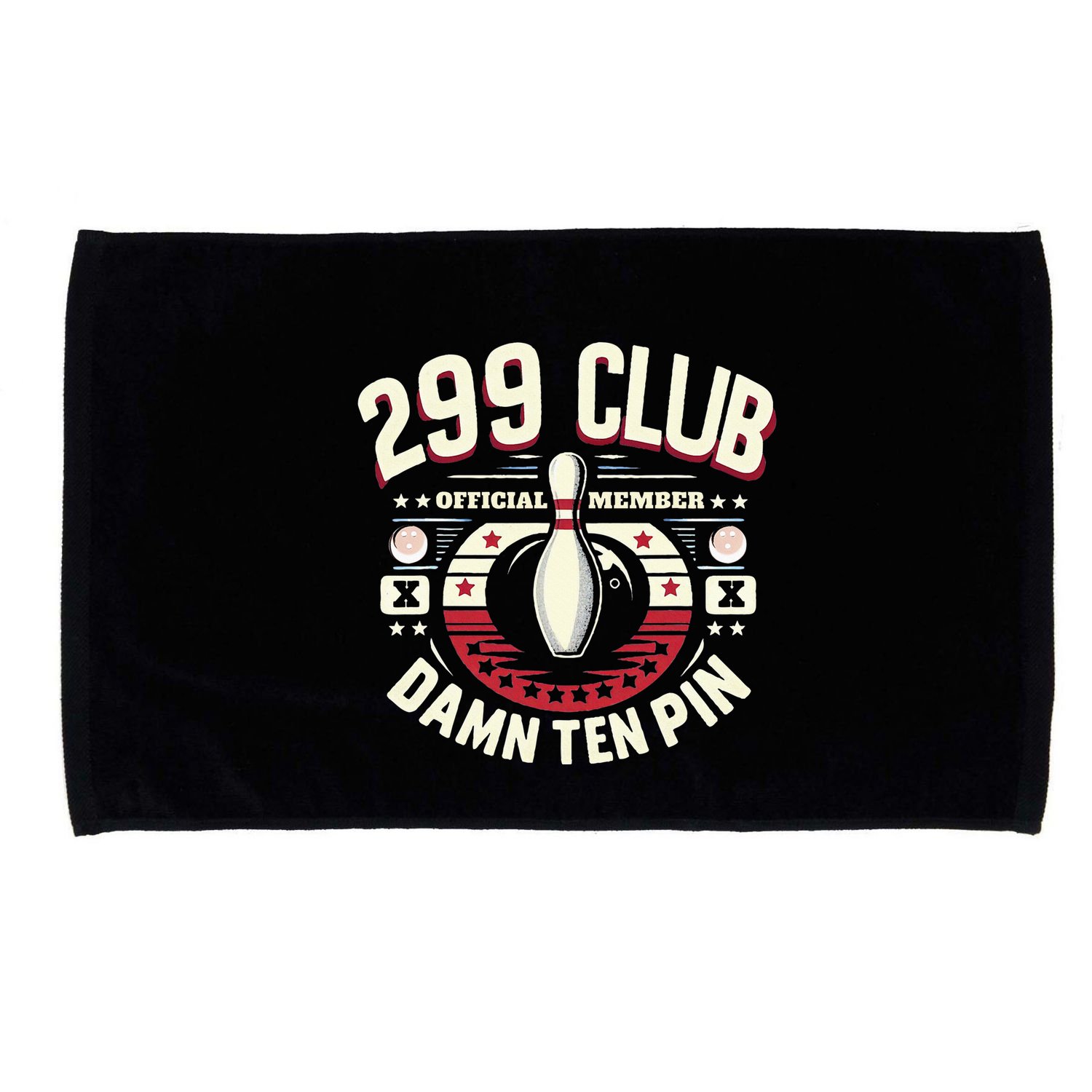 Humor Funny Ten Pin Bowling Microfiber Hand Towel
