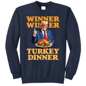 Humor Funny Trump Winner Winner Turkey Dinner Thanksgiving Sweatshirt