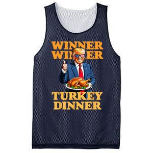 Humor Funny Trump Winner Winner Turkey Dinner Thanksgiving Mesh Reversible Basketball Jersey Tank