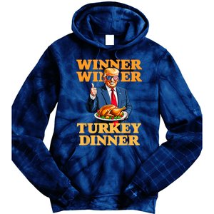 Humor Funny Trump Winner Winner Turkey Dinner Thanksgiving Tie Dye Hoodie