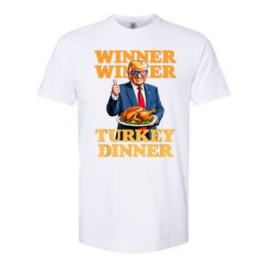 Humor Funny Trump Winner Winner Turkey Dinner Thanksgiving Softstyle CVC T-Shirt