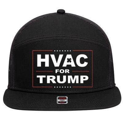 Hvac For Trump Political Apparel 7 Panel Mesh Trucker Snapback Hat