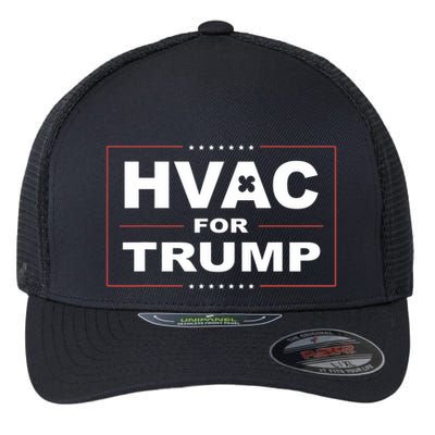 Hvac For Trump Political Apparel Flexfit Unipanel Trucker Cap