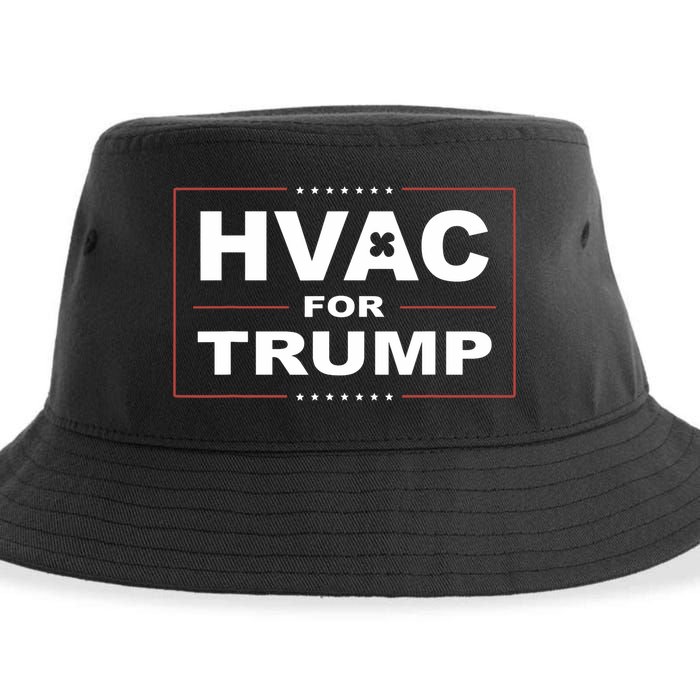 Hvac For Trump Political Apparel Sustainable Bucket Hat