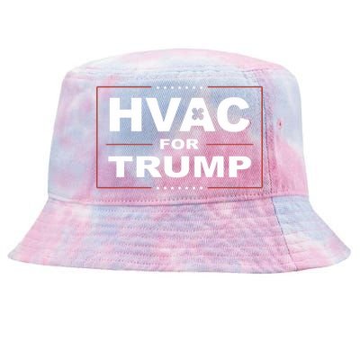 Hvac For Trump Political Apparel Tie-Dyed Bucket Hat