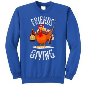 Happy Friendsgiving Turkey Friends Giving Funny Thanksgiving Gift Sweatshirt