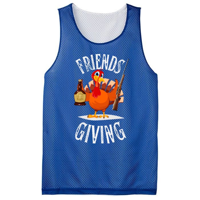 Happy Friendsgiving Turkey Friends Giving Funny Thanksgiving Gift Mesh Reversible Basketball Jersey Tank