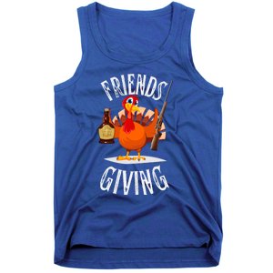 Happy Friendsgiving Turkey Friends Giving Funny Thanksgiving Gift Tank Top