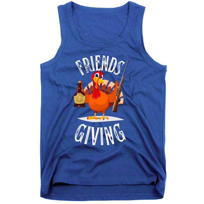 Happy Friendsgiving Turkey Friends Giving Funny Thanksgiving Gift Tank Top