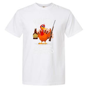 Happy Friendsgiving Turkey Friends Giving Funny Thanksgiving Gift Garment-Dyed Heavyweight T-Shirt