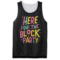 Here For The Block Party Mesh Reversible Basketball Jersey Tank