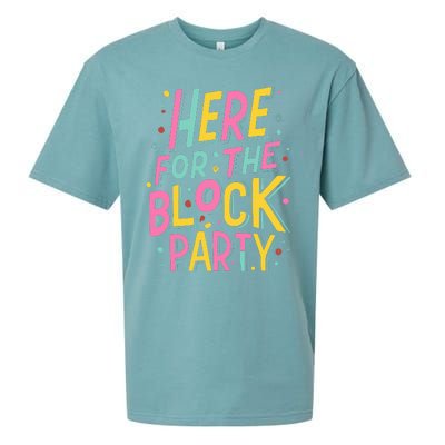 Here For The Block Party Sueded Cloud Jersey T-Shirt