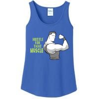 Hustle For That Muscle Gym And Workout Design For Gymgiftgoers Gift Ladies Essential Tank