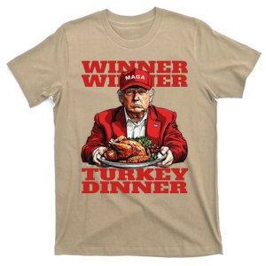 Humor Funny Trump Winner Winner Turkey Dinner Thanksgiving T-Shirt