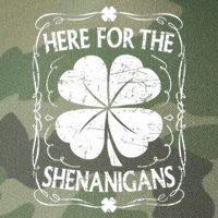 Here For The Shenanigans Happy St Patricks Day Shamrock Gift Legacy Tie Dye Trucker Hat