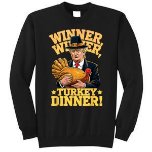 Humor Funny Trump Winner Winner Turkey Dinner Thanksgiving Sweatshirt