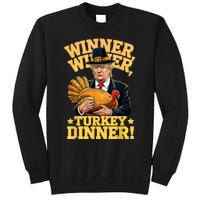 Humor Funny Trump Winner Winner Turkey Dinner Thanksgiving Sweatshirt