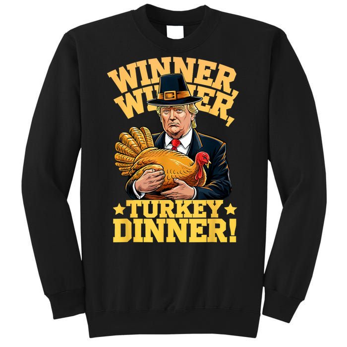 Humor Funny Trump Winner Winner Turkey Dinner Thanksgiving Sweatshirt