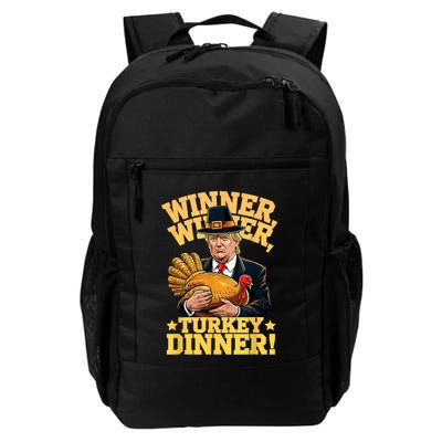 Humor Funny Trump Winner Winner Turkey Dinner Thanksgiving Backpack