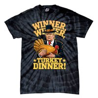 Humor Funny Trump Winner Winner Turkey Dinner Thanksgiving Tie-Dye T-Shirt