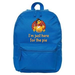 Here For The Pie Thanksgiving Gift 16 in Basic Backpack