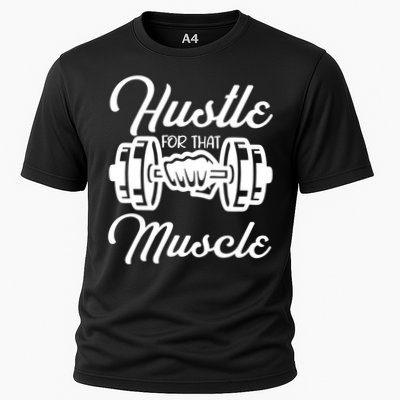 Hustle For That Muscle Gym Fitness Bodybuilding Quote Funny Meaningful Gift Performance Shirt