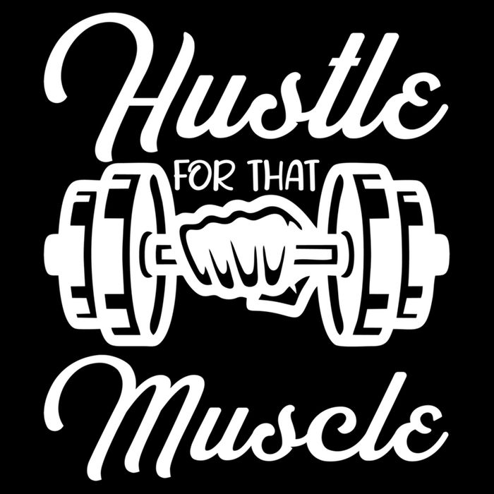 Hustle For That Muscle Gym Fitness Bodybuilding Quote Funny Meaningful Gift Cooling Performance Crew T-Shirt