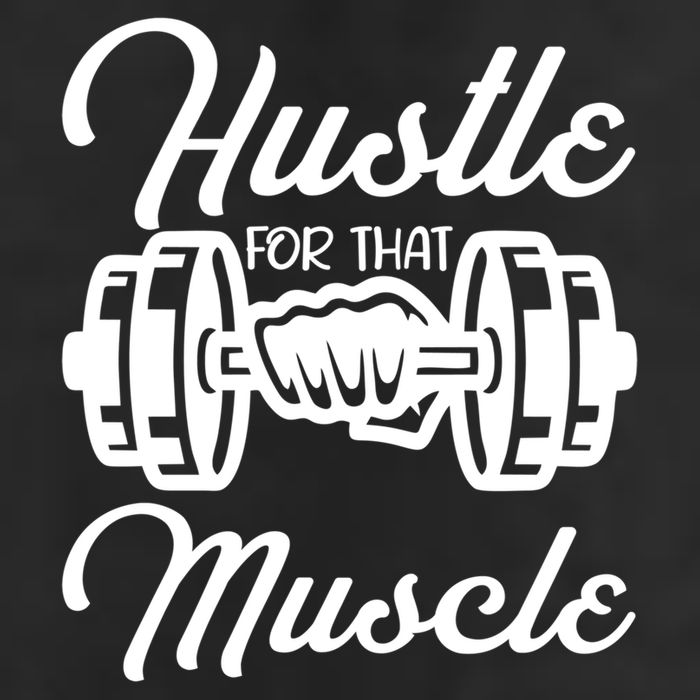 Hustle For That Muscle Gym Fitness Bodybuilding Quote Funny Meaningful Gift Adult Drive Performance Visor