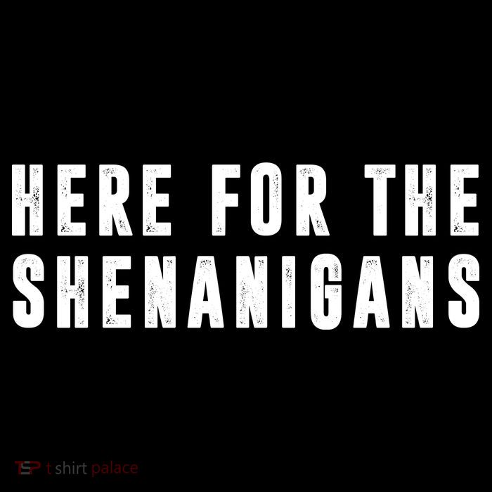 Here For The Shenanigans 7-Panel Snapback Hat