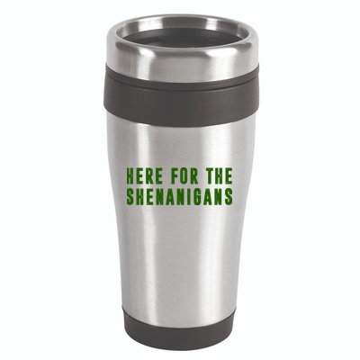Here For The Shenanigans 16oz Travel Tumbler