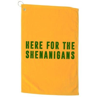 Here For The Shenanigans Golf Towel