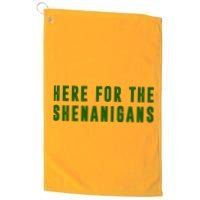 Here For The Shenanigans Golf Towel